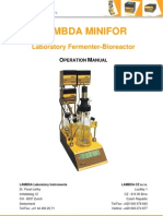 Lambda Minifor: Laboratory Fermenter-Bioreactor