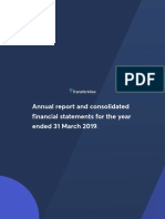 TransferWise LTD Group Annual Report 2019 PDF