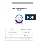 Digital Signal Processing Lab Manual