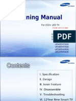 Samsung Ue32es5500 Ue40es5500 Ue46es5500 Ue32eh5300 Ue40eh5300 Ue46eh5300 Ue26eh4500 Ue22es5400 Training