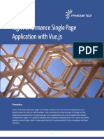 Case Study - High Performance Single Page Application With VueJs - Francium Tech