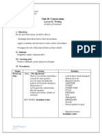 Unit 10 English 10 Writing Lesson Plan HP