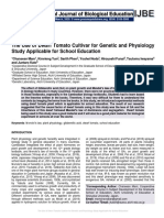 The Use of Dwarf Tomato Cultivar For Genetic and Physiology Study Applicable For School Education