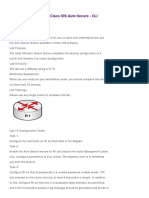 CCNA Security Lab 16 - Cisco IOS Auto Secure - CLI