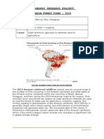 Geography Research Project: Amazon Forest Fires - 2019