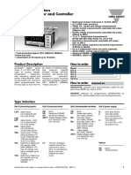 Digital Panel Meters Modular Indicator and Controller Type UDM35