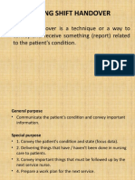 Nursing Shift Handover