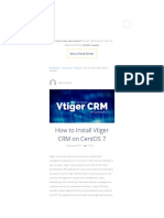 How To Install Vtiger CRM On Centos 7: Get A Cloud Server