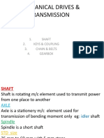 MECHANICAL DRIVES & TRANSMISSION For Textile