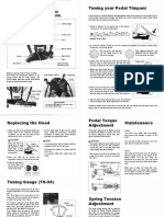 Tuning Your Pedal Timpani: 88 Series Timpani Instruction Manual