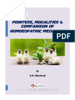 THR EE: Pointers, Modalities & Comparison of Homoeopathic Medicines