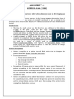 Assignment - 4 SUMMER-MAY - (2018) : Q4. List and Explain Various Interaction Devices Used in Developing An Interface