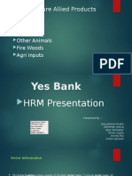 Yes Bank HRM