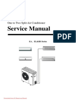 Service Manual: One To Two Split Air Conditioner