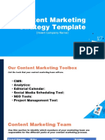 Content Marketing Strategy Template: (Insert Company Name)