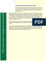 Leakage Current and Residual Current Device (RCD)