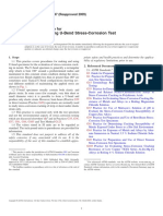 Making and Using U-Bend Stress-Corrosion Test Specimens: Standard Practice For