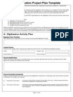 Digitisation Project Plan Template