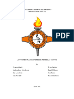 Automatic Water Sprinkler With Heat Sensor