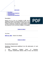 Description Tax Form Documentary Requirements Tax Rates Procedures Related Revenue Issuances Codal Reference Frequently Asked Questions