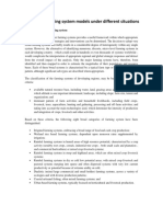 Integrated-Farming System Models Under Different Situations