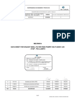 Mecánica Data Sheet For Walnut Shell Filter Feed Pumps Tag P-222051 A/B - Stap - Pia Llanito