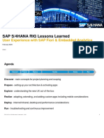 S4HANA RIG UX Lessons Learned 1909 PDF