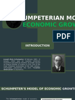 Schumpeterian Model: of Economic Growth