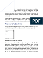 Figure 1. The Anatomy of A Scroll Bar