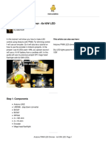 Arduino PWM LED Dimmer - 6x10W LED: This Article Can Also See Here