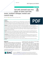 Factors Associated With Neonatal Near-Miss in Selected Hospitals of Gamo and Gofa Zones, Southern Ethiopia: Nested Case-Control Study