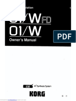 O1w FD Owners Manual PDF