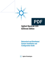 Agilent Openlab Cds Ezchrom Edition: Networked and Distributed System Installation and Configuration Guide