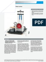 Operating Principle of A Pelton Turbine: Learning Objectives/experiments