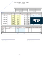 Time & Attendance - Employee Timecard: 435 (Nelson, Chris)