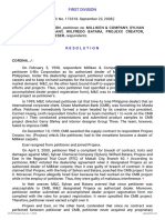 Petitioner Vs Vs Respondents: First Division