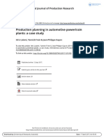 Production Planning in Automotive Powertrain Plants: A Case Study