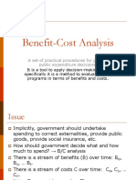 Costs and Benefits Analysis PDF