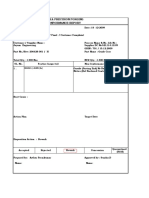 Shanmugha Precision Forging Non - Conformance Report