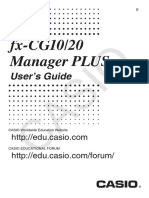 fx-CG10 20 Manager PLUS E PDF