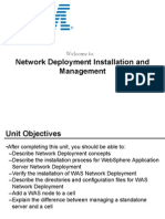 Network Deployment Installation and Management: Welcome To