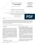 Stability of Man Made Slopes PDF