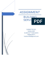 Assignment: Building Services