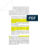 Percent (75%) of One Percent (1%) of The Gross Annual Receipts For The Preceding Calendar Year Based On The Jurisdiction of Davao City."