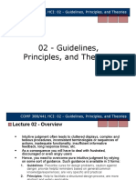 COMP 388/441 HCI: 02 - Guidelines, Principles, and Theories