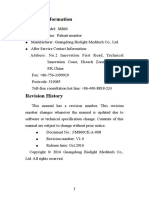 M860 Patient Monitor User's Manual