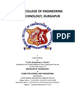 Bengal College of Engineering and Technology, Durgapur: "Cyclic Redundancy Checks"