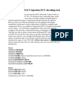 Universal RENAULT Injection ECU Decoding Tool