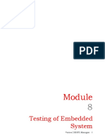 Testing of Embedded Systems