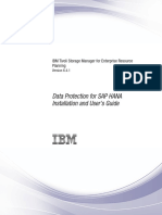 Data Protection For SAP HANA Installation and User's Guide: IBM Tivoli Storage Manager For Enterprise Resource Planning